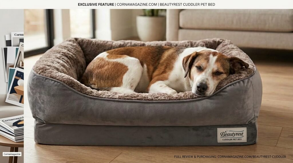 beautyrest cuddler pet bed