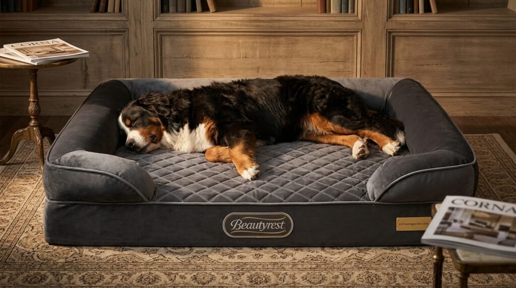 beautyrest super lux extended sleep surface pet bed